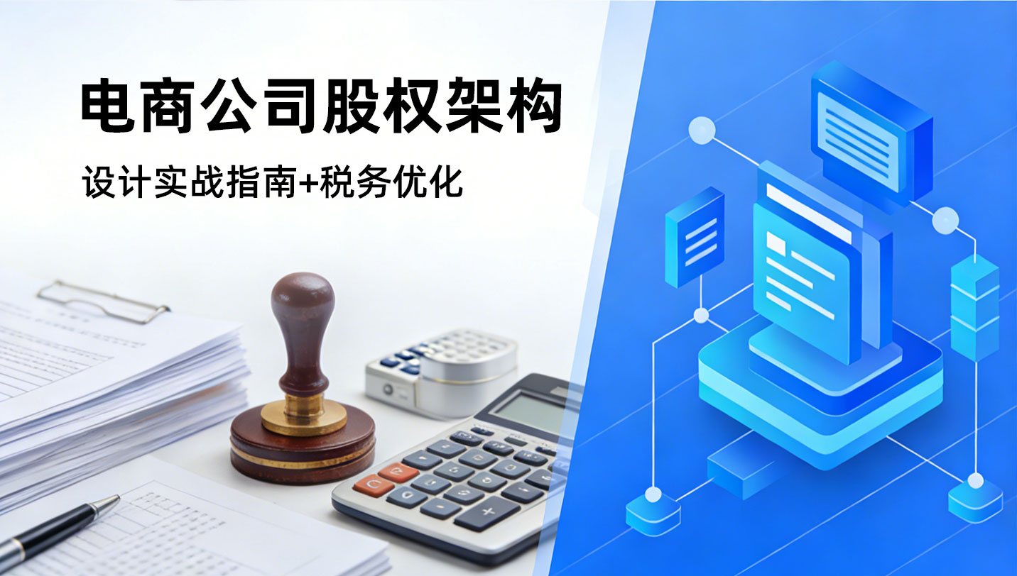 电商公司如何做股权架构？收藏这份指南，帮你节省30%以上税负